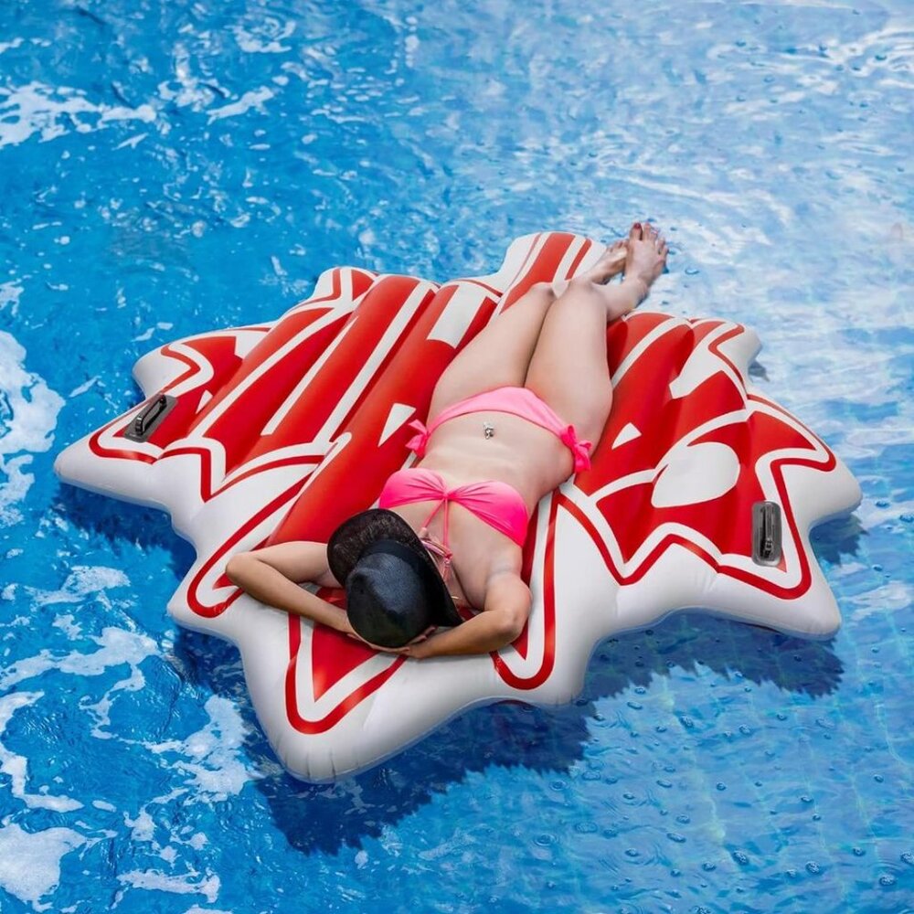 Maple Leaf Pool Float 5'10" Tall 5' Wide